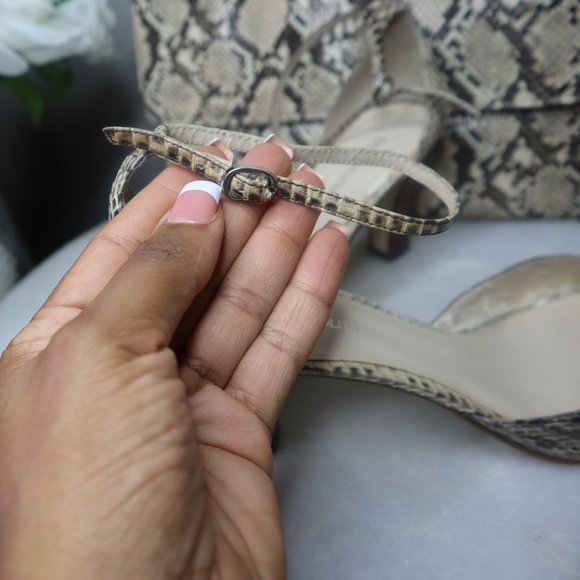 Enzo Angiolini Snakeskin Shoes - Picture 10 of 12